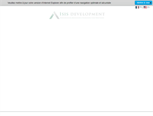 Tablet Screenshot of isis-development.com
